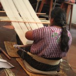 Weberzeugnisse sind ein Hauptbestandteil der Kultur der Indigenen in Guatemala