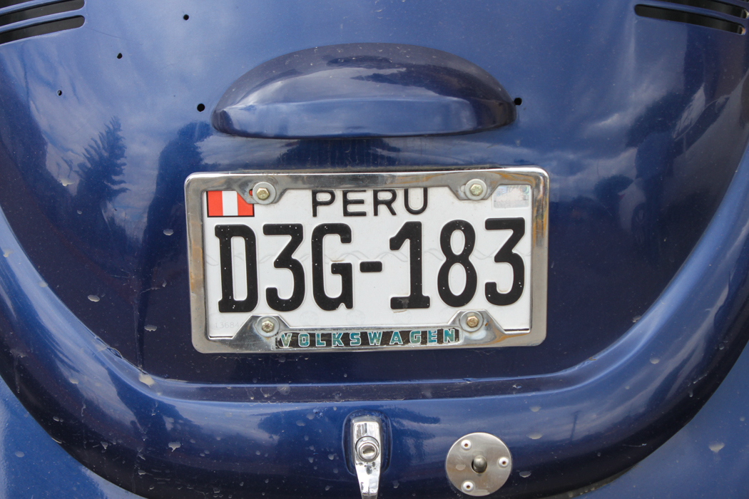 In Peru rollen wieder auffällig viele VW Käfer.